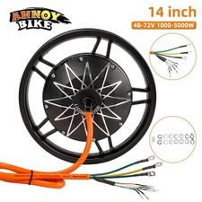 Motor de cubo 14 polegadas 48v60v72v 1500w 3000w 3500w 5000w motor sem escova de alta potência, usado comprar usado  Enviando para Brazil