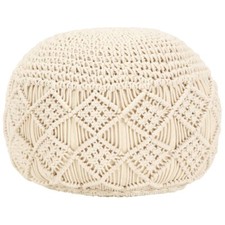 Pouf main macramé d'occasion  Dompierre-sur-Mer