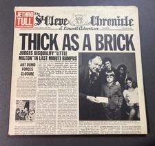 Usado, 1972 Reprise Jethro Tull Thick As A Brick Vinyl LP 1st Press Full Newspaper EX+ comprar usado  Enviando para Brazil