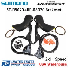 Shimano Ultegra ST-R8020+BR-R8070 2x11 conjunto de freio a disco dianteiro traseiro bicicleta de estrada comprar usado  Enviando para Brazil