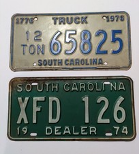 Vintage steel license for sale  Hephzibah