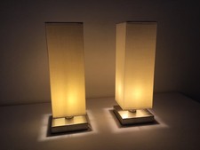 Paar tischlampen nachttischlam gebraucht kaufen  Biebergemünd