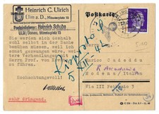 Cartolina postale tedesca usato  Torrita Tiberina