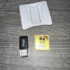 2025 R4 SDHC Gold Pro Card cartucho Dual Core Revolution + adaptador USB comprar usado  Enviando para Brazil