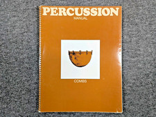 Percussion Manual by Michael F. Combs 1977 University of Tennessee Marching Band segunda mano  Embacar hacia Mexico