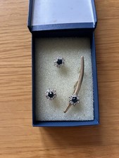 Brooch matching earrings for sale  RUSHDEN