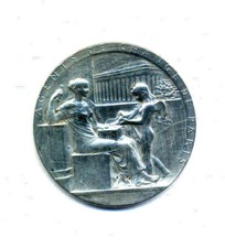 Medalla Francesa - Por Oscar ROTY 1898 - Siglo XIX - 37mm - Caja segunda mano  Embacar hacia Mexico