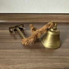 Schiffsglocke anker messing gebraucht kaufen  Norderstedt