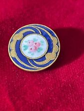 Antique enameled button d'occasion  Expédié en Belgium