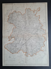 Antique 1863 map for sale  ROMFORD