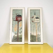 Coppia quadrini decorativi usato  Ferrara