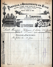 Paris usine ornements d'occasion  Baugy