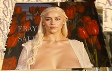 FOTO RARA ROSAS DE EMILIA CLARKE Game of Thrones / Star Wars comprar usado  Enviando para Brazil