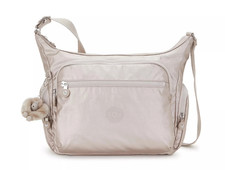 Bolsa tiracolo/ombro Kipling GABBIE média em brilho metálico RRP £ 102,00 nova com etiquetas, usado comprar usado  Enviando para Brazil