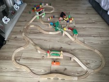 Wooden train set for sale  CASTLEFORD