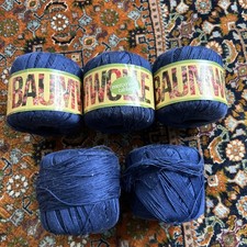 Baumwolle häkelgarn dunkelbla gebraucht kaufen  Duisburg