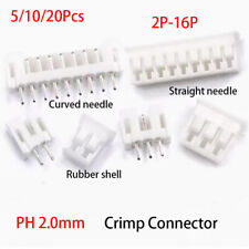 Plugue PH 2.0mm + soquete + frisos 2-16p conector de crimpagem B2W (estilo JST PH) 5/10/20x, usado comprar usado  Enviando para Brazil