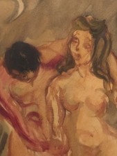 Tempera acquerello angelo usato  Roma