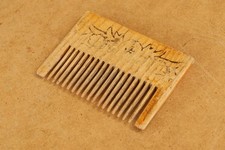 Peine de pelo decoración vintage madera primitiva cresta cresta rústica granja 20 segunda mano  Embacar hacia Mexico