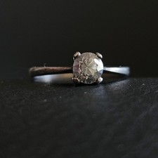Bague solitaire argent d'occasion Bague solitaire argent d'occasion  Toulouse-