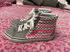 Usado, Tênis Feminino Vans Cinza Rosa Ziguezague High-Top 7 comprar usado  Enviando para Brazil