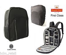 GRANDE Cámara Negra DSLR SLR Mochila Bolsa Para Nikon Sony Canon comprar usado  Enviando para Brazil