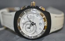 Reloj Technomarine para dama Cruise esfera de cristal blanco goma TM-114032 segunda mano  Embacar hacia Argentina