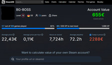 Steam account cheap for sale  LONDON