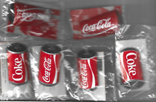 6 MINI LATA DE COCA-COLA 2 1/2 polegadas ÍMÃS DE GELADEIRA NOS AINDA NO PACOTE ORIGINAL comprar usado  Enviando para Brazil