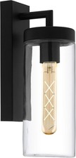 Lampa ścienna ogrodowa Eglo czarna E27 60 W na sprzedaż  PL