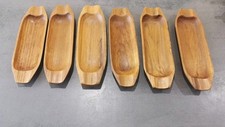 Six genuine teak for sale  LAURENCEKIRK