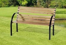 Banc bois metal d'occasion  Baisieux