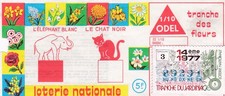 Billet loterie nationale1977 d'occasion  Dunkerque-