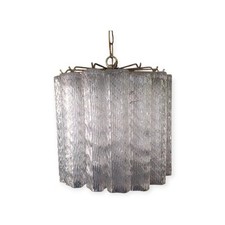 Lampadario tronchi triangolari usato  Italia