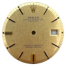 Genuíno Rolex Oyster Datejust 36mm Vintage Mostrador de Linho Ouro Champanhe 1601 1603 comprar usado  Enviando para Brazil