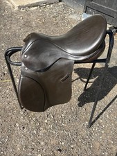 Brown leather ideal for sale  CHESTERFIELD