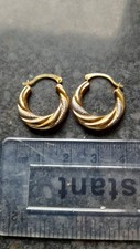 9ct gold earrings for sale  SPENNYMOOR