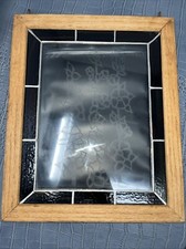 Vitral vintage com moldura floral rosas brancas para pendurar comprar usado  Enviando para Brazil