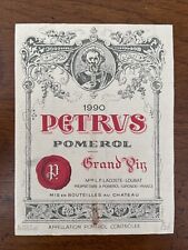 1990 pomerol label d'occasion  Expédié en Belgium