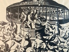 Bello Dibujo Tinta Papel Calco Circo Carpa Carnaval Música 1950 Antiguo, usado comprar usado Bello Dibujo Tinta Papel Calco Circo Carpa Carnaval Música 1950 Antiguo, usado comprar usado  Enviando para Brazil