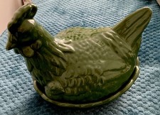 Vintage green hen for sale  NUNEATON