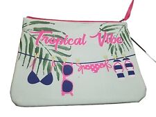 Bolsa de maiô pulseira armazenamento seco úmido 11x8 lona zíper superior piscina praia lago caiaque comprar usado  Enviando para Brazil