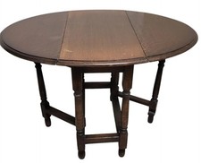 Vintage oak drop for sale  HALSTEAD