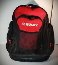 Mochila de ferramentas HUSKY 18" vermelha/preta - base impermeável - Esgotado varejo $79.95 comprar usado  Enviando para Brazil
