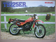 Suzuki ts125er brochure for sale  TREORCHY