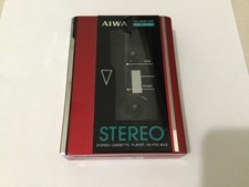 Reprodutor de cassete Aiwa Stero (HS-PO5 Mk II).  Vermelho ultra raro - Testado, funciona 100% comprar usado  Enviando para Brazil