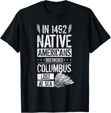 NOVO LIMITADO! Camiseta Nativa Dia dos Povos Indígenas Orgulho em 1492 - FEITA NOS EUA comprar usado  Enviando para Brazil