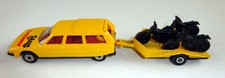 Matchbox Two-Pack 31 Citroen CX & Motorcycle Trailer gelb schwarzer Aufdruck comprar usado  Enviando para Brazil