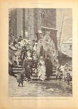 Stampa antica matrimonio usato  Lecco