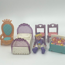 Cadeiras Fisher Price Vintage Castelo Móveis Príncipe Trono Cama Baú Tesouro, usado comprar usado  Enviando para Brazil